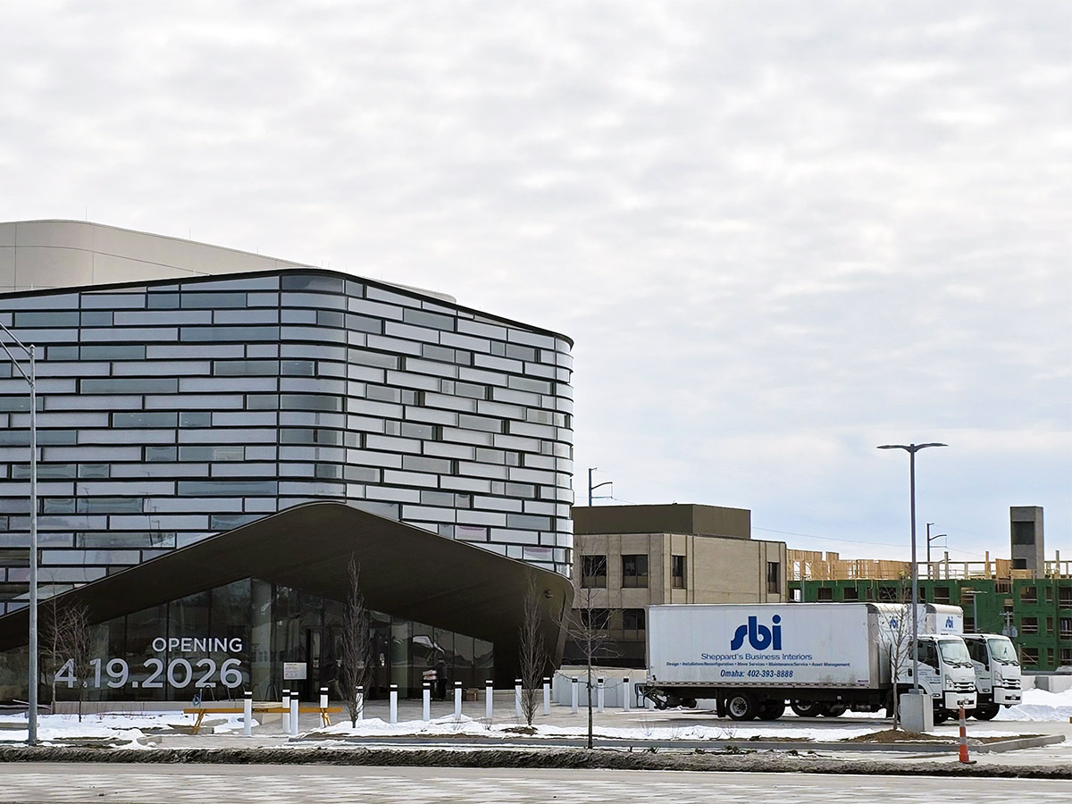 SBI Truck at the Central Library